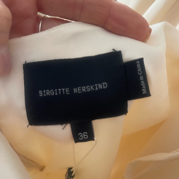 💕082💕 NWT Birgitte Herskind cream ‘Olivia’ dress - Picture 3 of 6
